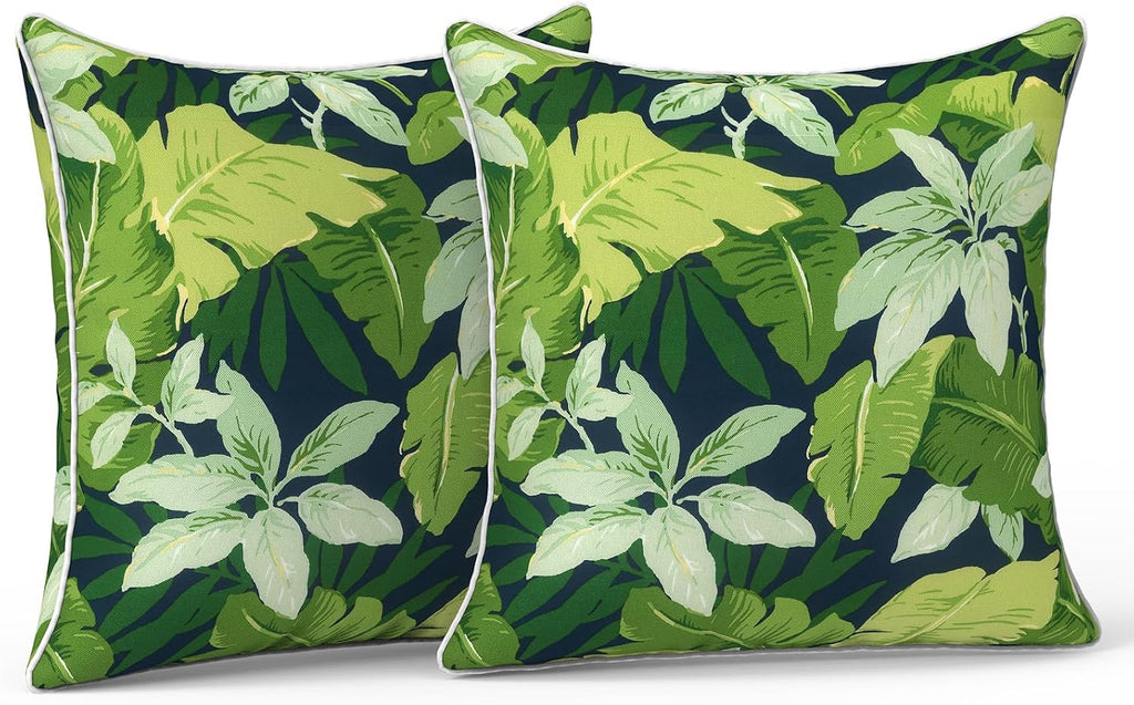 LVTXIII Outdoor Throw Pillow Covers 16x16 Waterproof Tropic Accent Pillow Cases Fluffy Outdoor Cushion Covers for Garden and Patio…