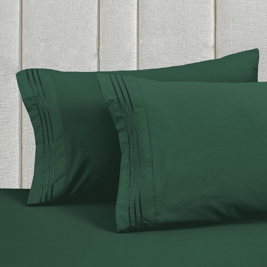 MocassiLuxuryBedding Mocassi Luxury 6-Piece Sheet Set, Ultra Soft 1800 Hotel Quality Microfiber Sheet Set, Fits Mattresses Up to 18 to 24 I…