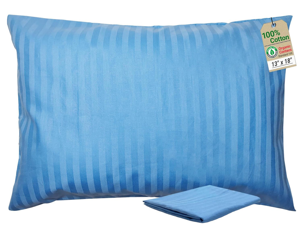 ZPECC-ABrandThatHasBeenFocusedOnBeddingFor20Years ZPECC Toddler Pillow with Pillowcase - 13x18 Organic Cotton Hypoallergenic Kids Pillow, B…