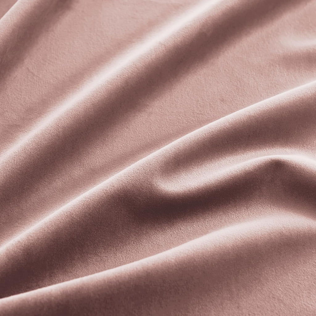 Rybhome RYB HOME Dusty Pink Velvet Curtains for Bedroom Living Room, Thermal Insulated Privacy UV Heat Blocking Luxurious Drapes for Nurser…