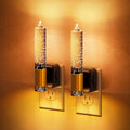 JandCase Night Light, Flameless Candle Night Lights Plug into Wall 2 Pack, Dusk to Dawn Sensor Aesthetic Automatic Nightlight, Amber…