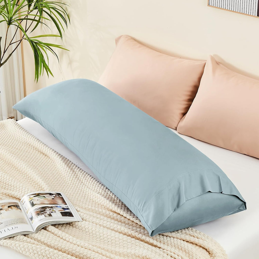 Bedelite Body Pillow Cover, Rayon Made from Bamboo, Cooling Body Pillow Case Cover for Hot Sleepers and Night Sweats, Breathable & Silky So…