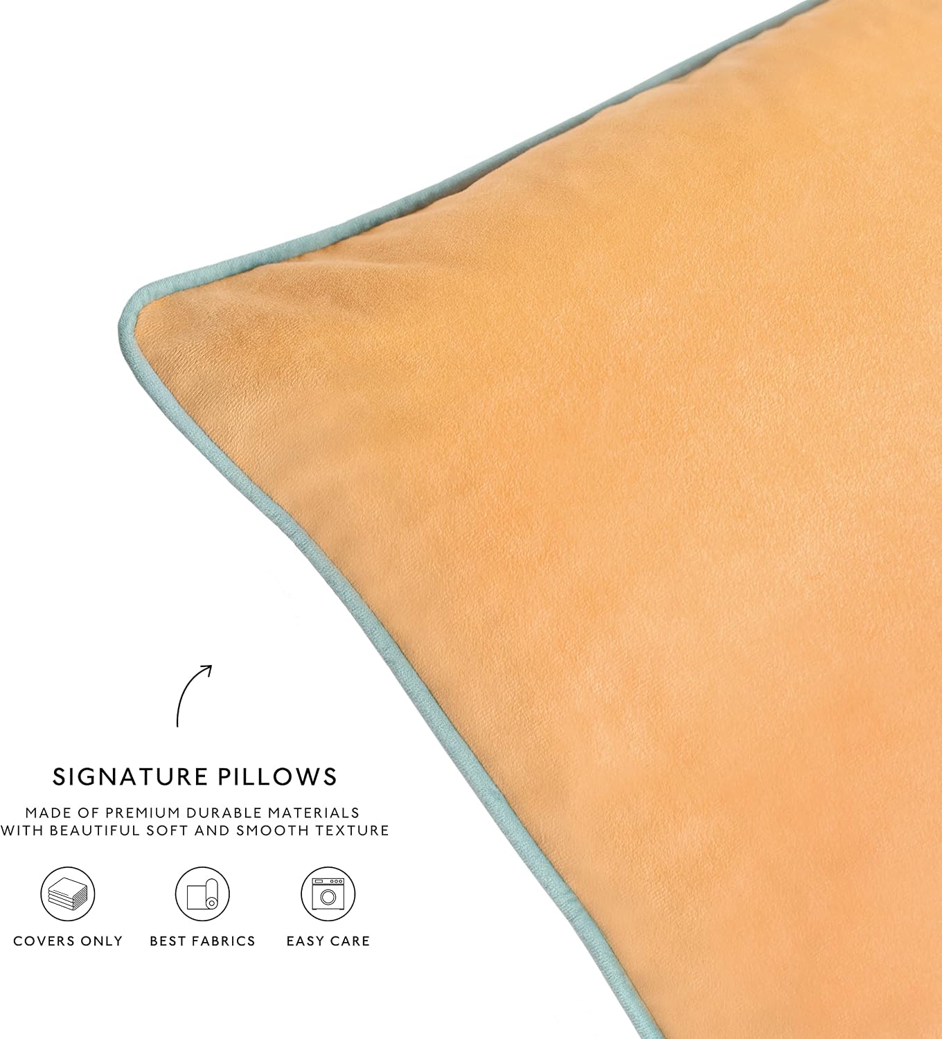 MONDAY MOOSE Decorative Throw Pillow Covers Cushion Cases, Set of 2 Soft Velvet Modern Double-Sided Designs, Mix and Match for Home…
