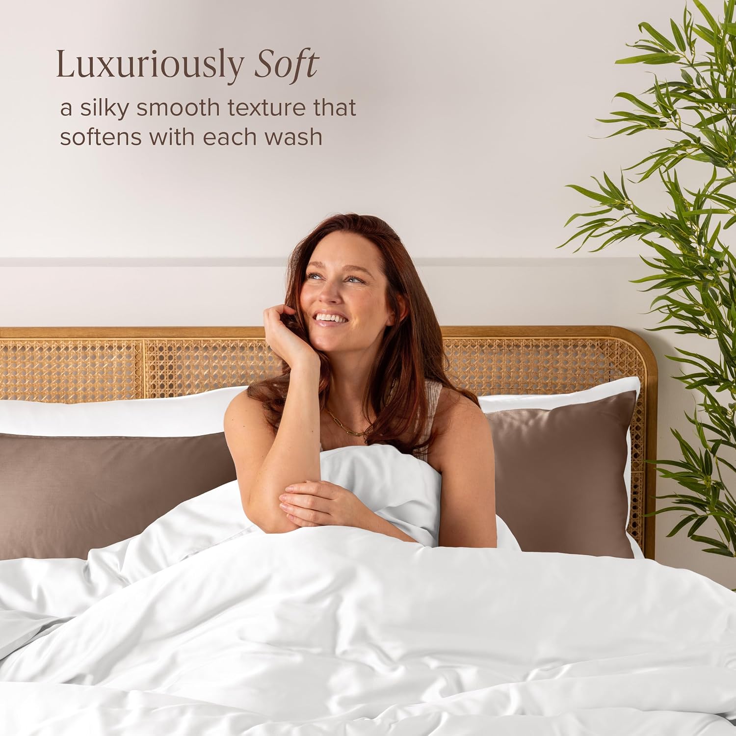 BareHome Bare Home 100% Rayon Made from Bamboo Luxury Body Size Cooling Pillowcase - Breathable - Easy Fit - Soft Bedding & Pillowcase (Bod…
