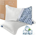 Shredded Memory Foam Pillows for Deep Sleep Bed Pillow for Neck Support with Removable & Washable Cover, Bend(Pack of 2)