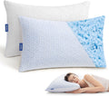 puredown® Cooling Pillows Queen Size Set of 2, Memory Foam Pillows Adjustable Firm Bed Pillows for Sleeping, Cool Pillow for Hot Sleepers…