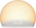 HOUSBAY Sunrise Alarm Clock with White Noise Sound Machine – Wake-Up Light for Bedroom, 5 Gentle Alarm Sounds, 20 Soothing Sleep Sounds…