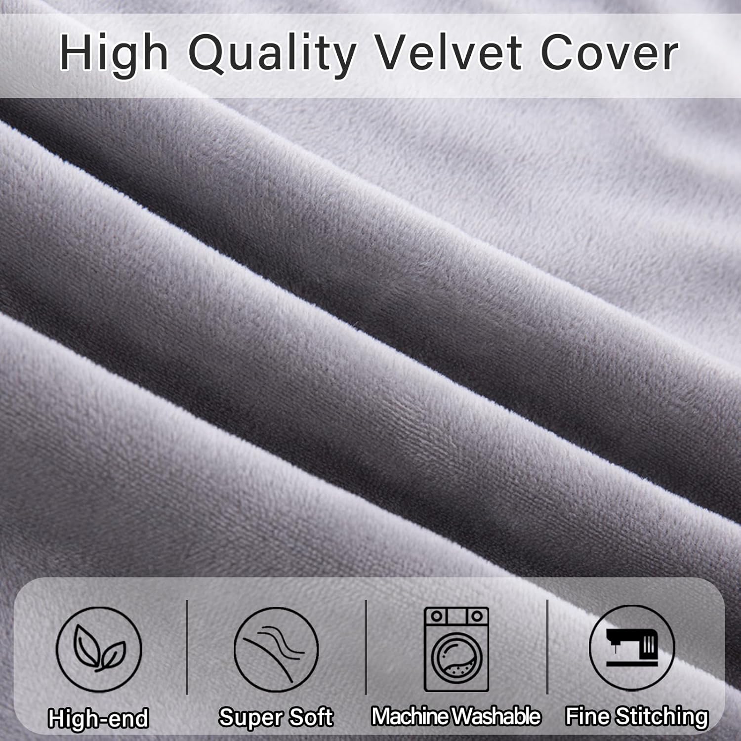 1 MIDDLE ONE Body Pillow, Memory Foam Body Pillows for Adults Sleeping, Long Pillow for Bed, Big Large Firm Full Body Pillow for Side…