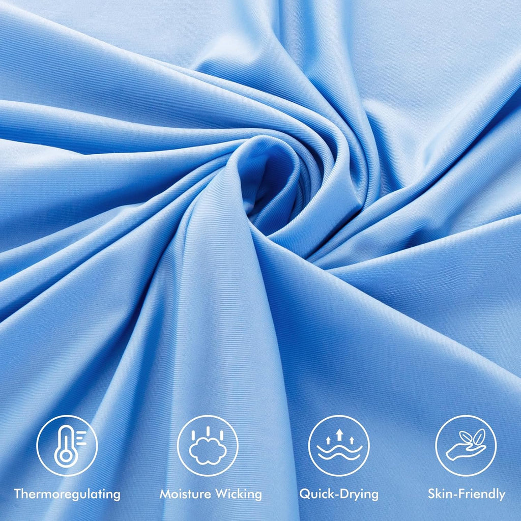 Avolare Cooling Pillow Cases, Arc-Chill Q-Max>0.5 Body Pillowcases for Hair Skin and Hot Sleepers, Soft Silky 20" x 54" Summer Long Pillow…