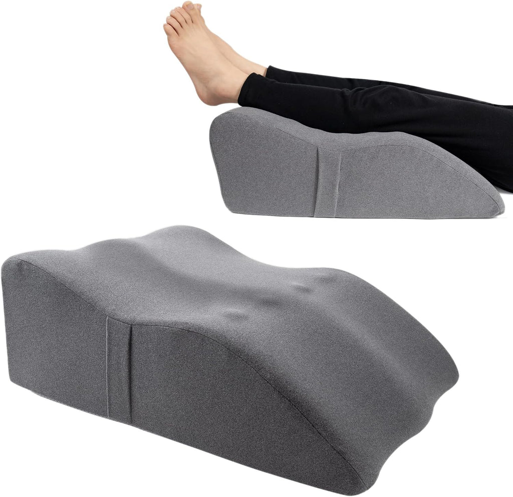 itcozy Leg Elevation Pillow with Soft Memory Foam, Wedge Pillow for Reading, Rest, Surgery, Relieves Back, Swelling, Hip, Knee Pain and…