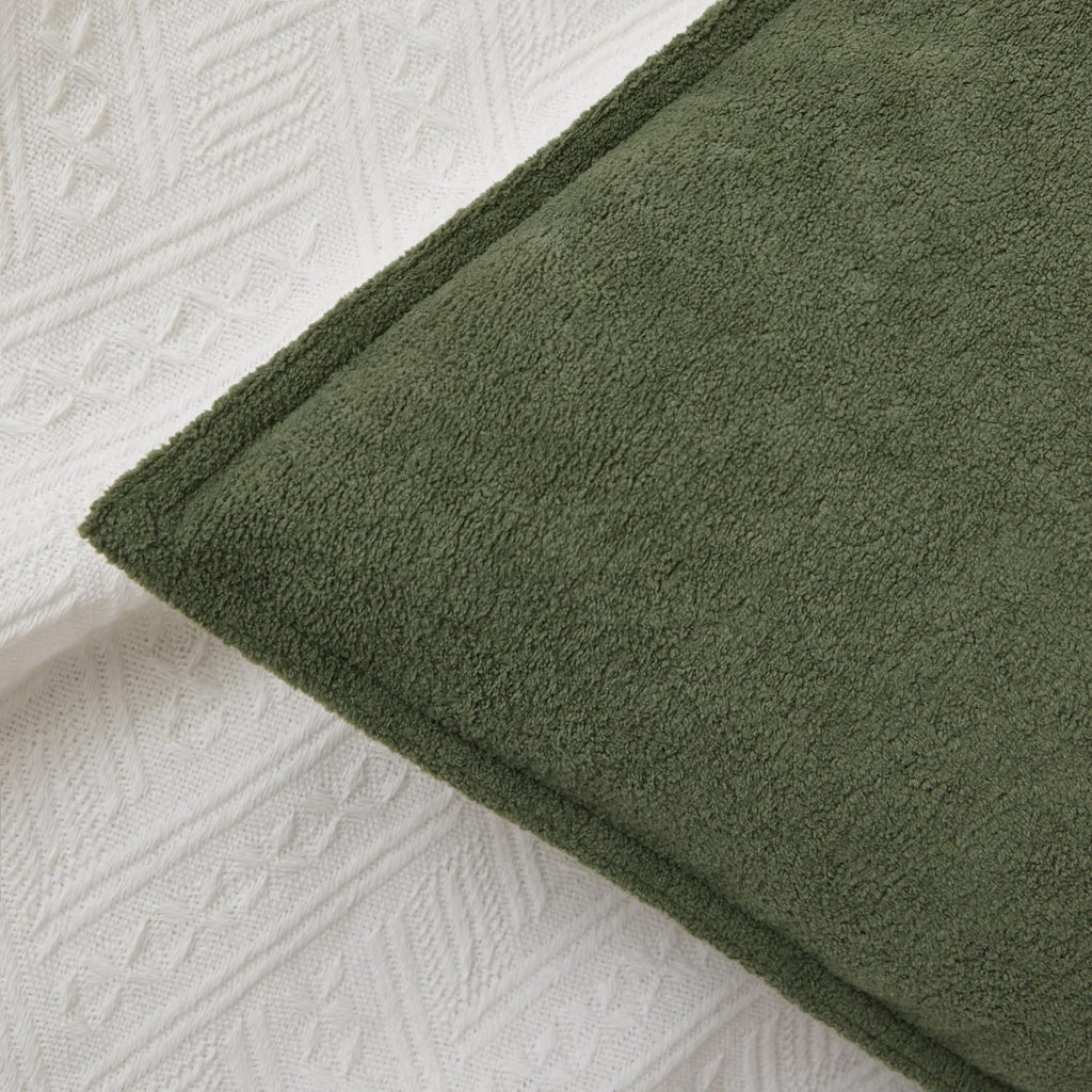 KevinTextile Kevin Textile 12x24 Inch Lumbar Pillow Cover 1 Pack Soft Boucle Textured Decorative Waterproof Rectangle Cushion Elegant Accen…