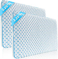 Iwacool Flat Pillows for Sleeping Thin Memory Foam Pillows for Stomach and Back Sleepers, Cooling Gel Stomach Sleeping Pillow for Hot Sleep…