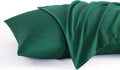 Ntbay Standard Pillow Cases Set of 2, 2 Pack Brushed Microfiber 20x26 Pillow Cases, Soft, Wrinkle, Fade, Stain Resistant Dark Green Pillow…