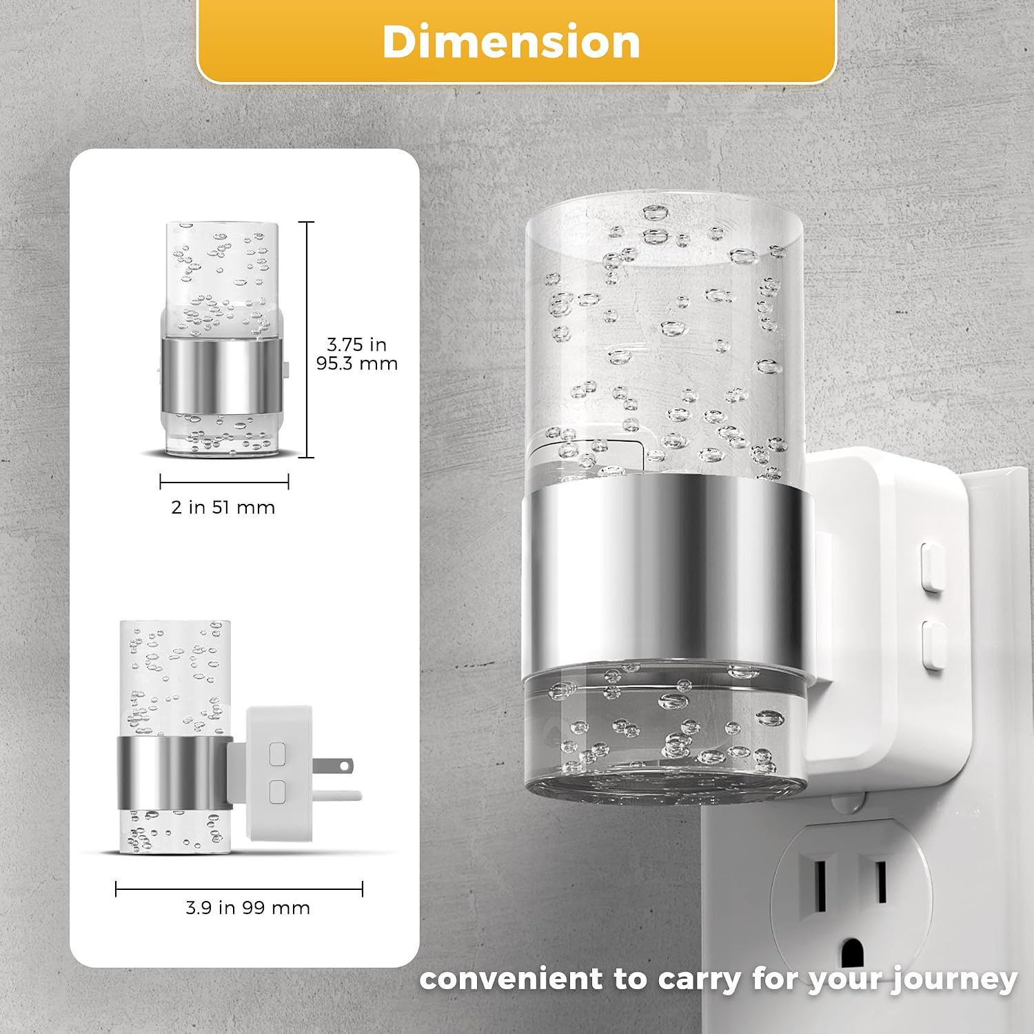 L LOHAS LED Night Lights Plug into Wall, Dimmable Night Light with Dusk-to-Dawn Sensor, Soft White/Cool White/Amber 3 Color Light…