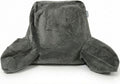 ComfortSpa Reading Pillow Replacement Cover for 19 inch Back Rest Pillow, Polyester Velour Machine Wash and Dry (Grey)