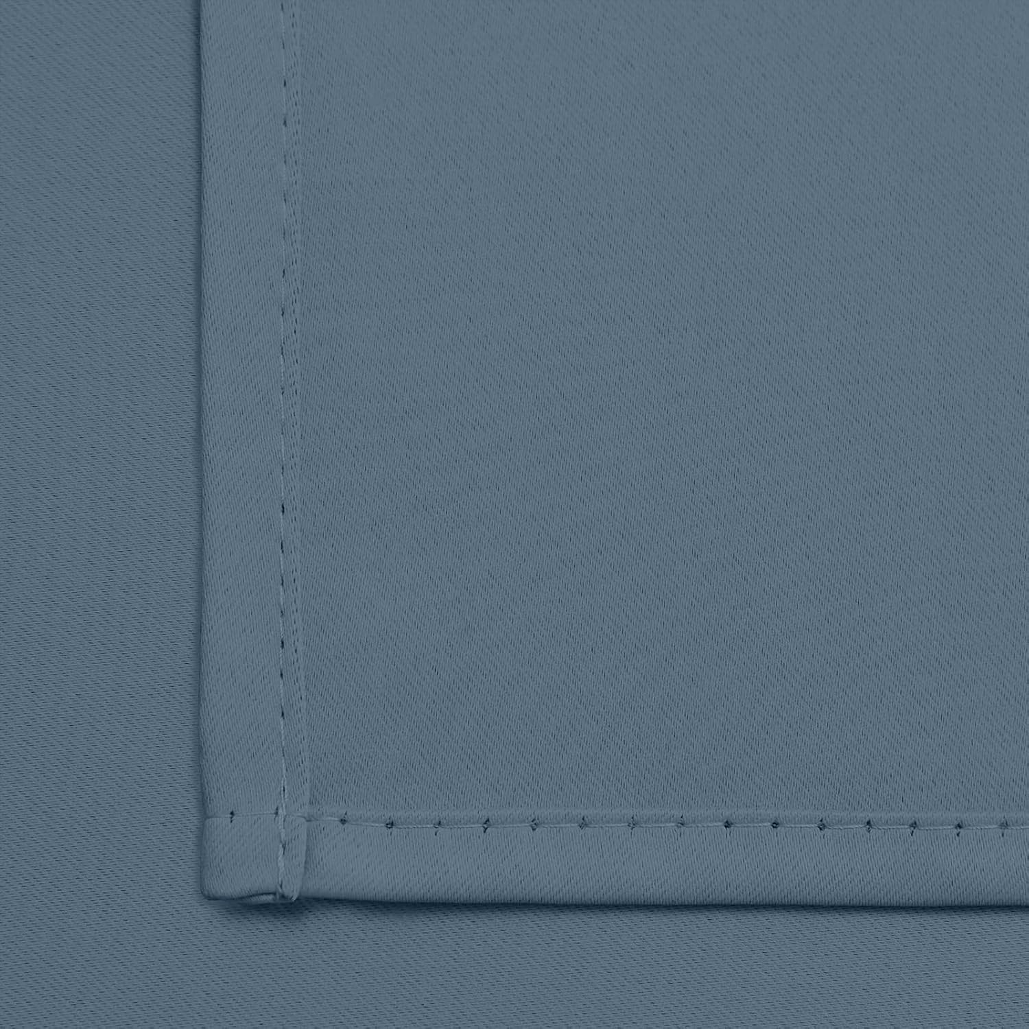 Yakamok 84 Inch Length 100% Blackout Curtains for Bedroom, Light Blocking Drapes Room Darkening Thermal Insulated Solid Grommet Panels…