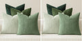 Miulee Boho Farmhouse Sage Green Throw Pillow Covers 18x18 Inch Set of 4 Mordern Nordic Cushion Covers Soft Corduroy Spring Home Decor for…