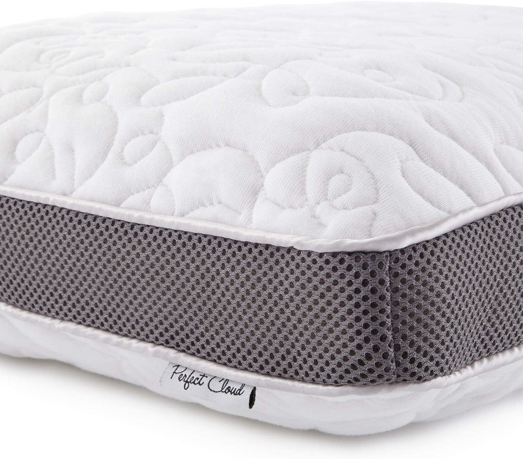 PerfectCloud Perfect Cloud Double Airflow Ventilated Memory Foam Bed Pillow for Sleeping - 5.5-inch Breathable Cooling Medium-Loft (Standar…