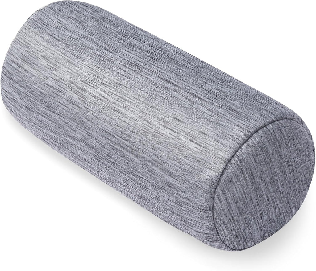 1Middleone 1 MIDDLE ONE Bolster Pillow with Removable Velvet Cover, Round Cylinder Neck Roll Pillow for Head, Back, Leg Support, Decorative…