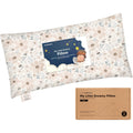 Toddler Pillow with Pillowcase - 10x18 My Little Dreamy Kids Travel Bed Pillows for Sleeping, Organic Cotton Small Pillowcase, Soft &…