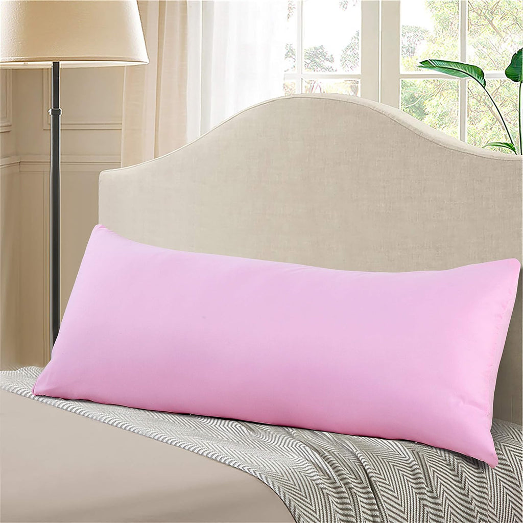 EVOLIVE Body Pillow Cover 21"x54", Ultra Soft Microfiber Pillowcase with Hidden Zipper, Breathable, Machine Washable, for Pregnancy &…