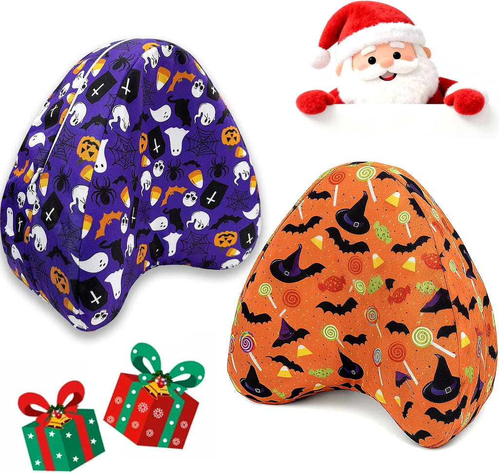 Knee Pillowcase Compatible with Contour Legacy Knee Pillow, Invisible Zippered & Anti-Pilling, Soft Halloween Christmas Gothic Decor…