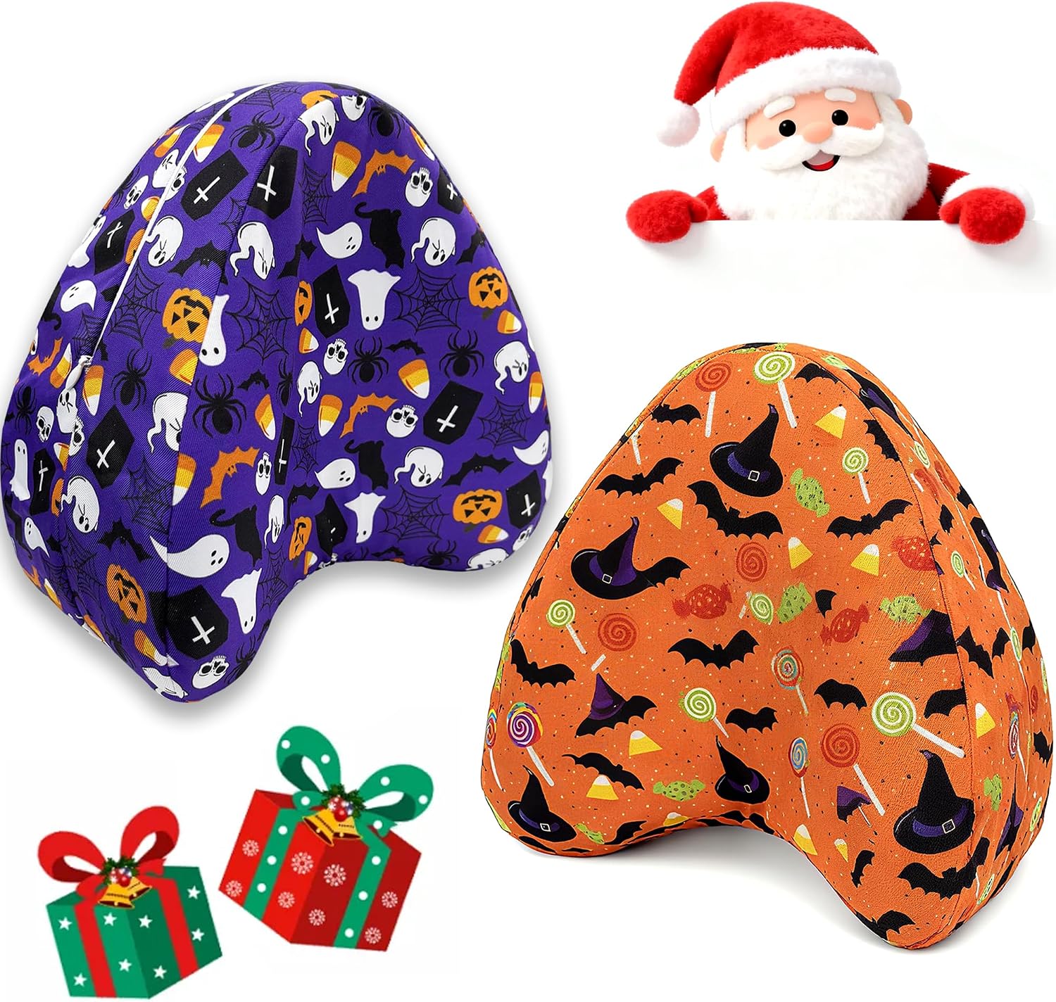 Knee Pillowcase Compatible with Contour Legacy Knee Pillow, Invisible Zippered & Anti-Pilling, Soft Halloween Christmas Gothic Decor…