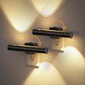 JandCase LED Night Light, Modern Night Lights Plug into Wall, 2 Pack 3000K/4000K/5000K Adjustable Color Nightlights with Dusk-to-Dawn…