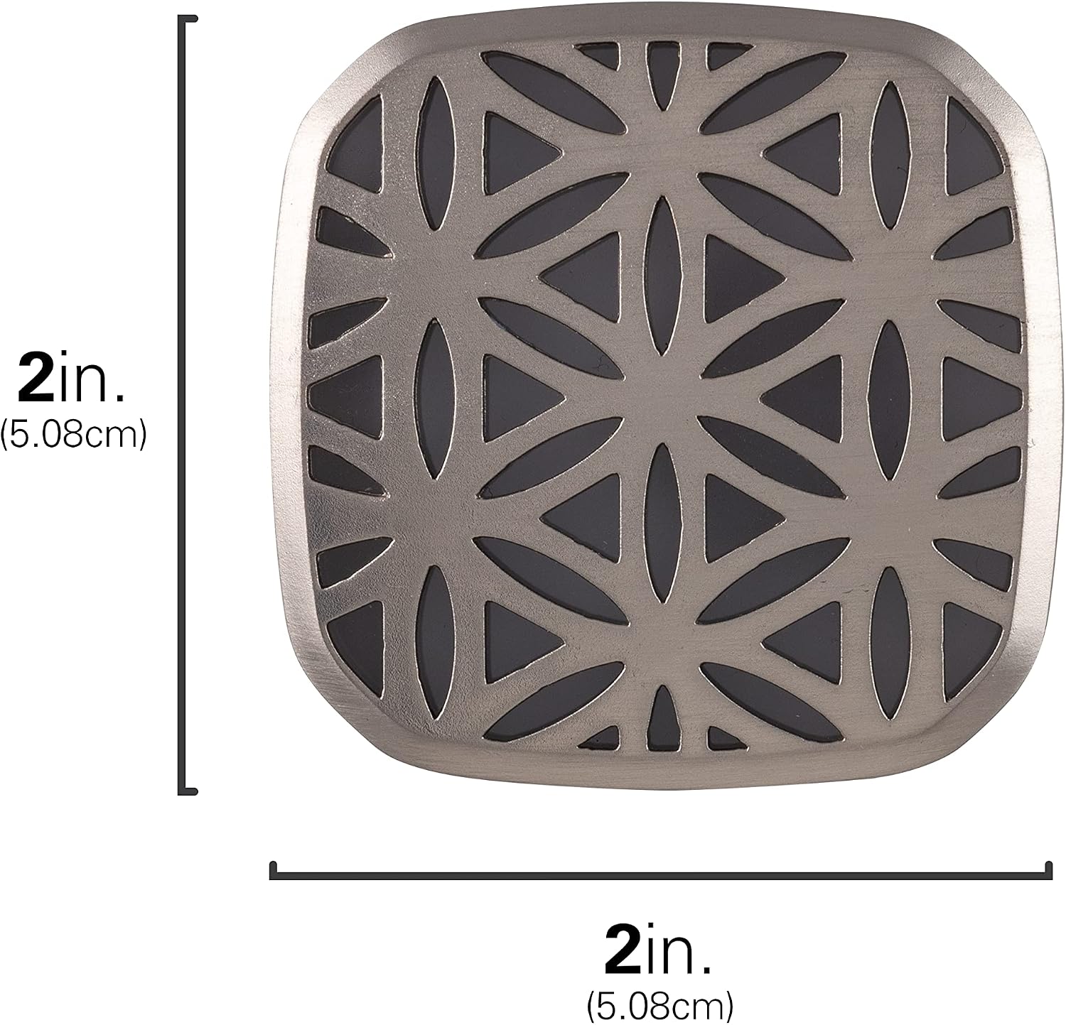 Lights by Night Decorative LED Night Light, Brushed Nickel Flower Design, Plug-in, Dusk to Dawn Sensor, UL-Certified, Home Decor, Ideal…