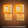 JackonLux Night Lights Plug Into Wall 2 Pack Rechargeable Battery Backup Light Dusk to Dawn Sensor Night Light with Outlet Expander for…