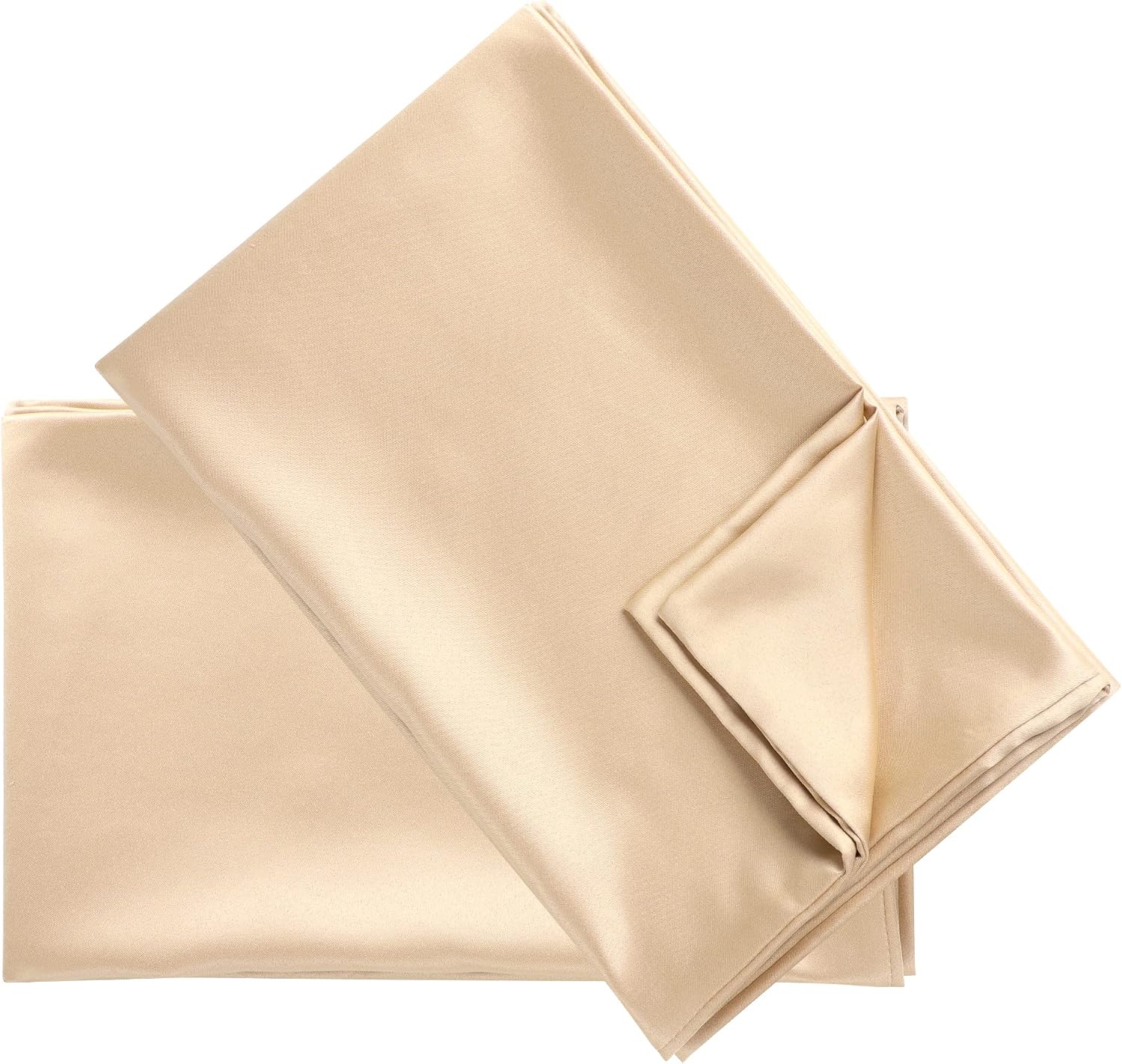 uxcell 2 Pack Silk Satin Pillowcase for Hair and Skin, Cool, Silky, Soft Breathable Pillow Cases Queen Size 20x30 Inch Sateen Pillowcase Ch…