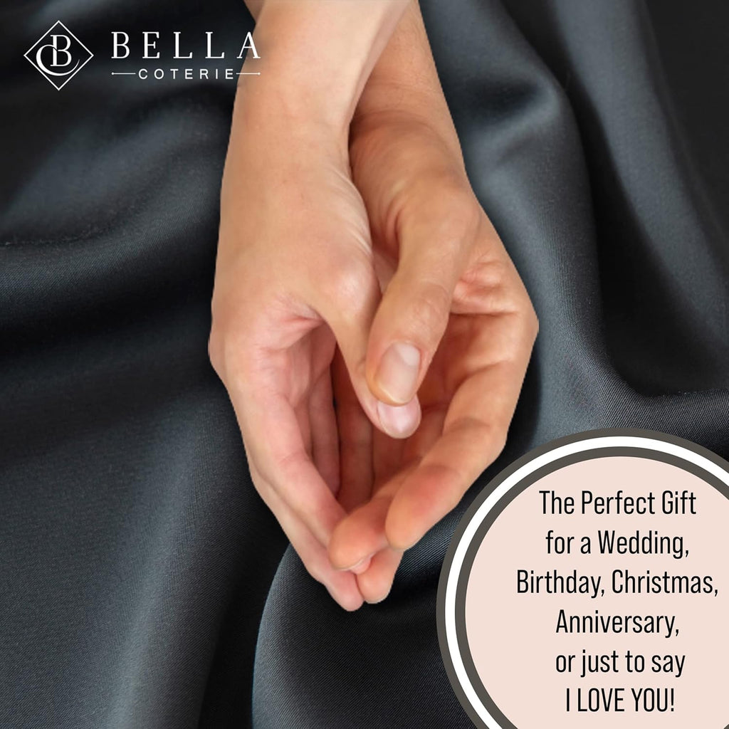 Bella Coterie Luxury Bamboo Viscose Queen Size Sheet Set | 100% Organically Grown | Ultra Soft | Cooling for Hot Sleepers | 18" Deep…