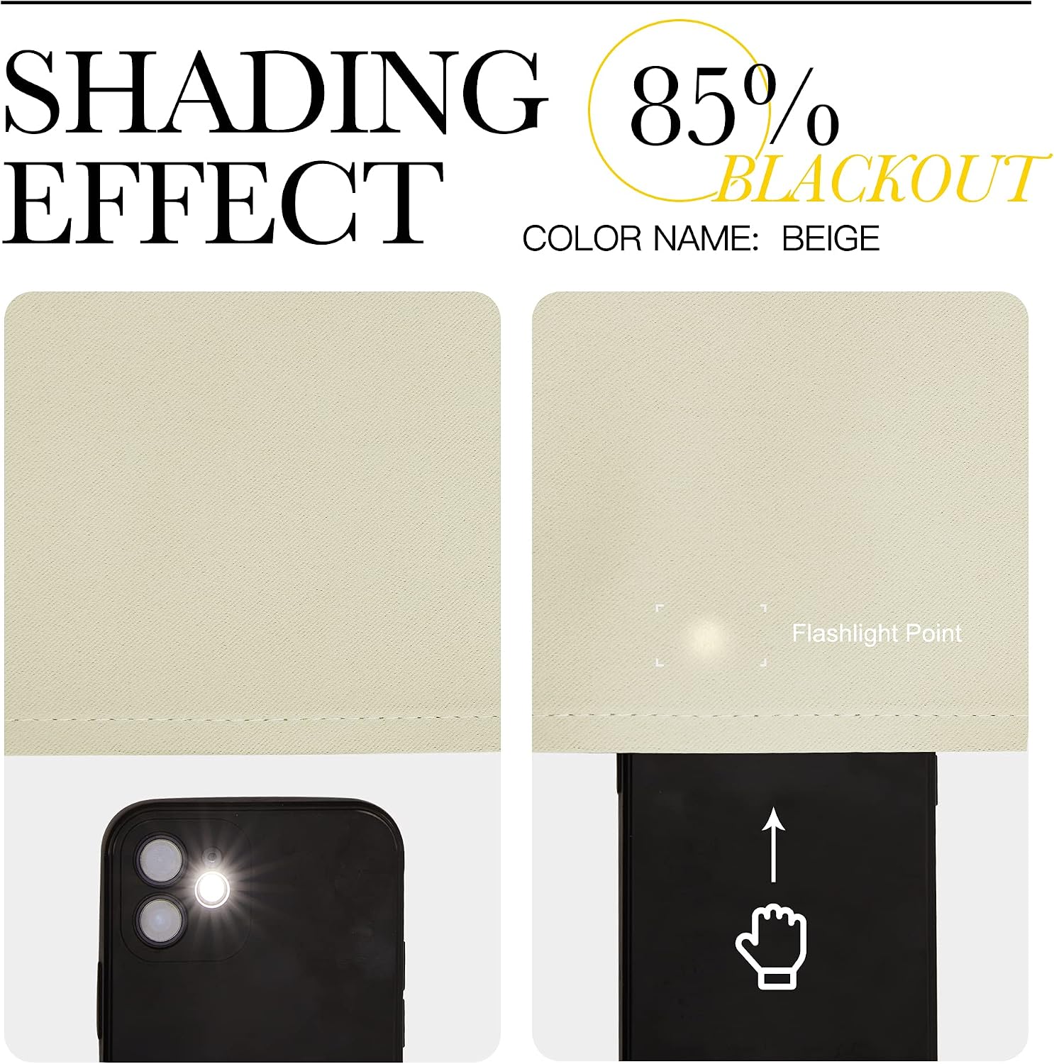 NICETOWN Blackout Curtains for Living Curtains, Window Treatment Thermal Insulated Solid Room Darkening Drape Panels for Patio Sliding…