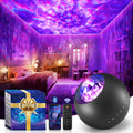 One Fire Galaxy Projector with Gifts Box/240 Lighting Modes/15 White Noise/Bluetooth Music Galaxy Projector for Bedroom Adults, Teen Stuff…