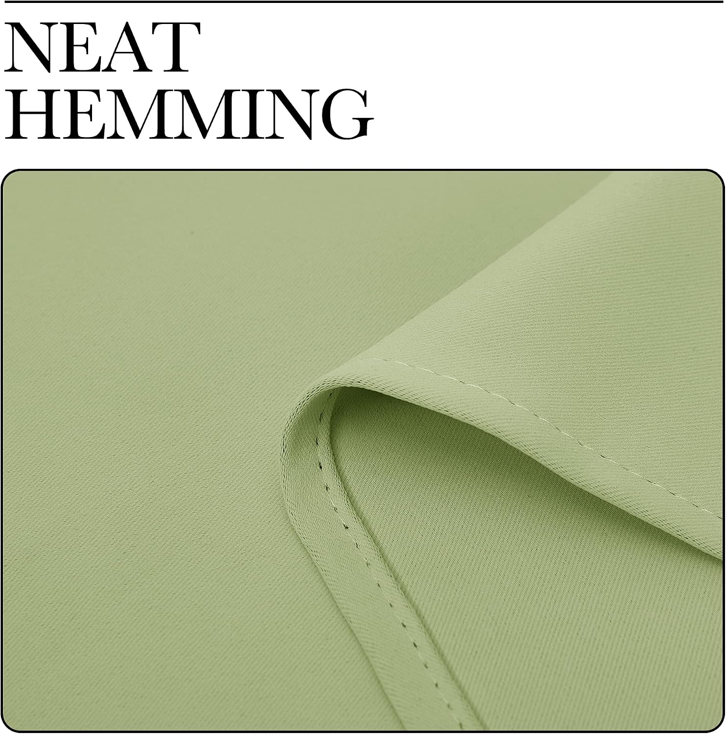 NICETOWN Curtains for Bedroom, Green Nursery Curtains Thermal Insulated, Grommet Top Blackout Drapes for Son's Room Privacy (Sage Green…