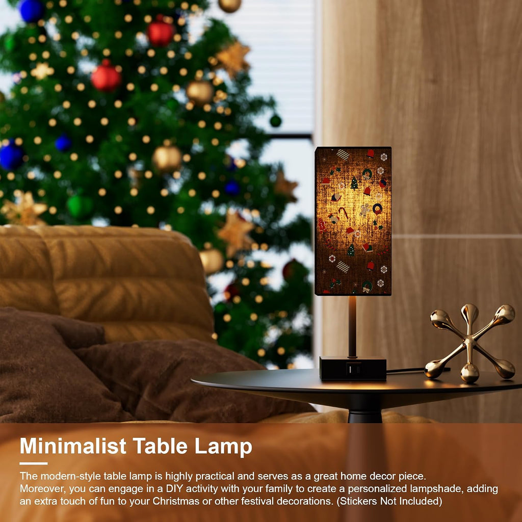 Bedside Table Lamps Set of 2, Touch Bedroom Lamp with USB C+A Charging Ports, 3 Way Dimmable Lamps for Night Stands, Small Table Lamp for…