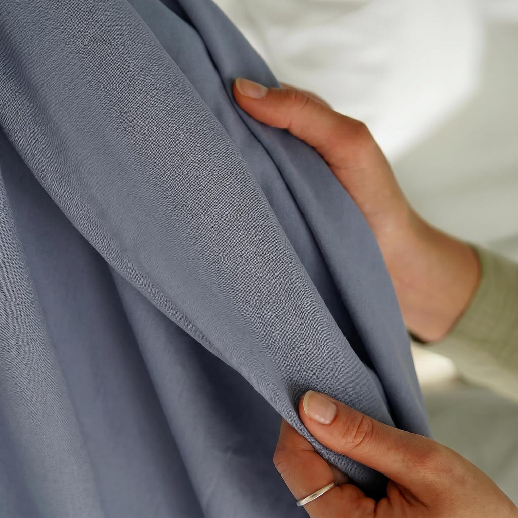 Perupima Peru Pima 415 Thread Count Percale Full Sheet Set - 100% Peruvian Pima Cotton, 4 Piece (Flat, Fitted, 2 Pillowcases) - Cooling, Cr…