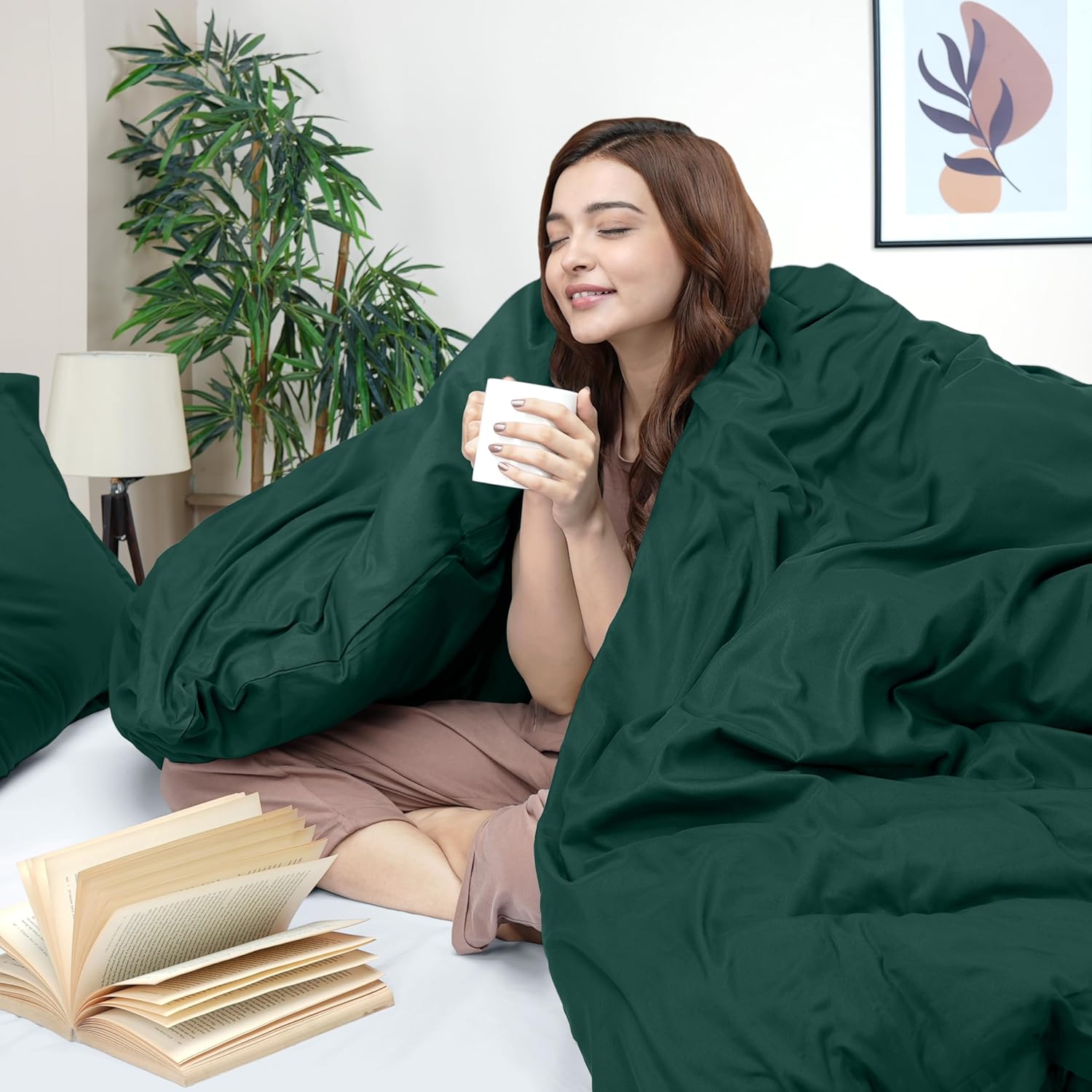 Utopia Bedding Duvet Cover King Size - 3 Piece with Zipper Closure - 1 Comforter Cover 104X90 Inches & 2 Pillow Shams 20X36 Inches…