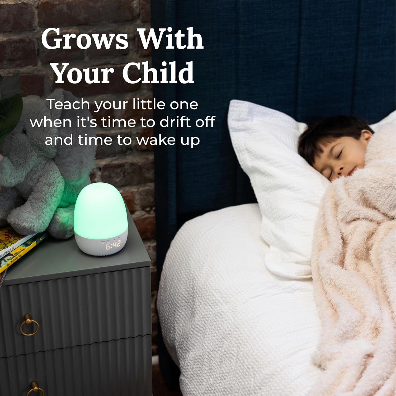 Yogasleep Light to Rise White Noise Sound Machine & Sleep Trainer with Night Light. for Baby & Toddler, 30 Soothing Sounds Includ…