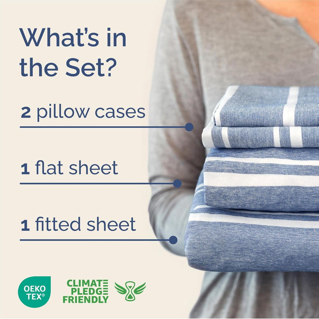 King Size 4 Piece Sheet Set - Comfy Breathable & Cooling Sheets - Hotel Luxury Bed Sheets for Women & Men - Deep Pockets, Easy-Fit, Soft…