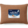 ProGoleem Pro Goleem Toddler Pillow with 100% Muslin Cotton Pillowcase – 13x18 Ultra Soft, Breathable & Machine Washable Kids Pillow for Sl…