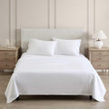 MarthaStewart Martha Stewart - King Size Sheets Set, Crisp & Tailored Cooling Sheets with a Smooth Cotton Percale Lightweight Feel - Bed Sh…
