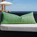 Kevin Textile Outdoor Waterproof Throw Pillow Covers 14x36 Inch Pack of 1 Woven Faux Linen Decorative Water Resistant Long Body Lumbar…