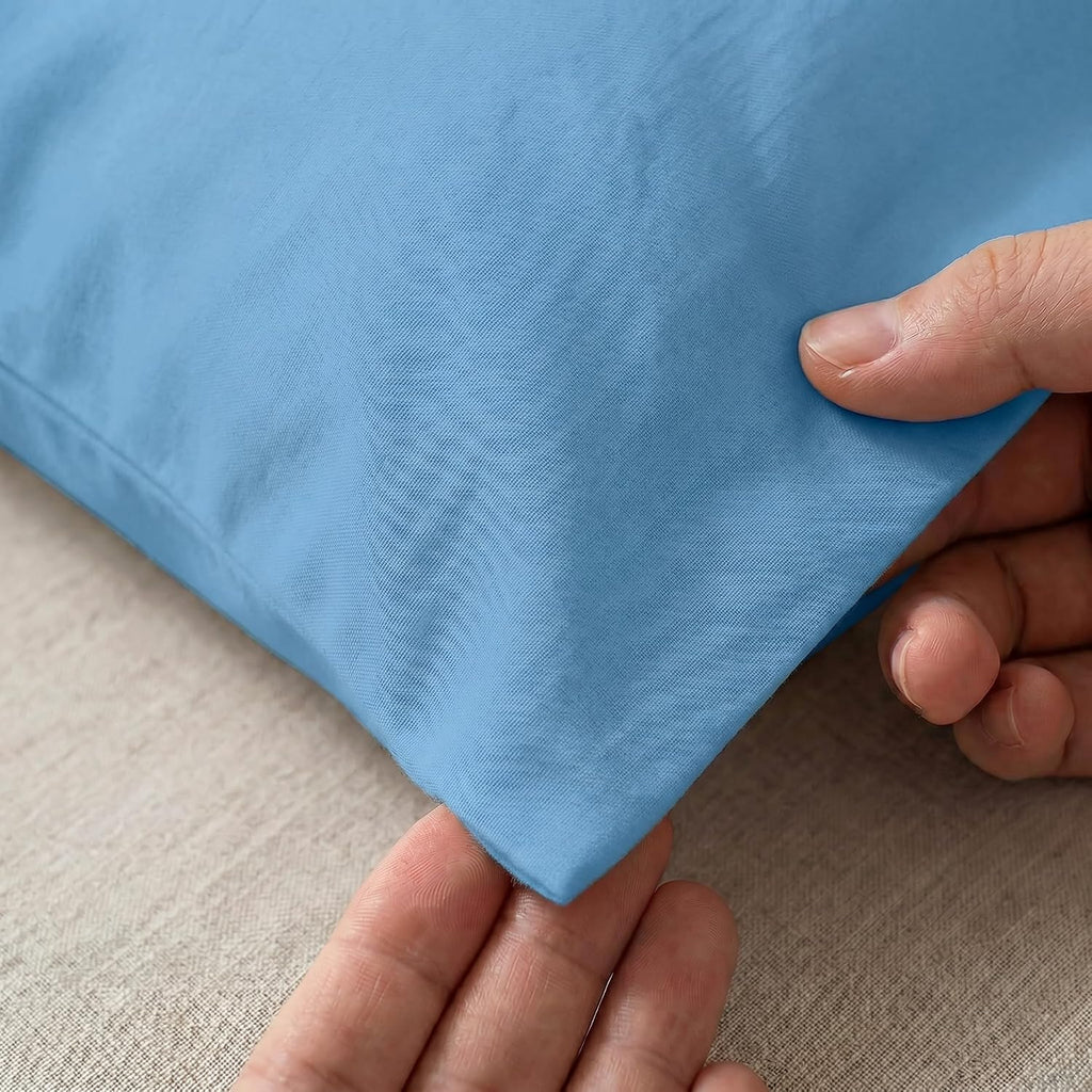 Perupima Peru Pima 285 Thread Count Percal King Sheet Set - 100% Peruvian Pima Cotton, 4 Piece (Flat, Fitted, 2 Pillowcases) - Cooling, Cri…