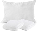 ContinentalBedding Continental Bedding Viscose Derived from Bamboo Pillow Protector Zippered Waterproof Feather Proof and Down Proof Silky…