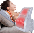 Boriwat Back Massager with Heat, 3D Kneading Massage Pillow for Back, Neck, Shoulder, Leg Deep Tissue, Gifts for Women Men Mom Dad(Light Gr…