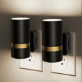 JandCase Night Lights Plug into Wall, Automatic Night Light with Dusk to Dawn, 2 Pack 0-100LM Dimmable Plug in LED Nightlight 5000K…