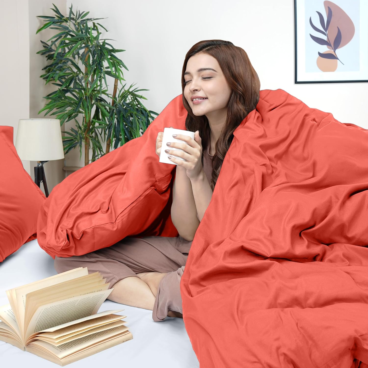 Utopia Bedding Duvet Cover Queen Size - 3 Piece with Zipper Closure - 1 Comforter Cover 90X90 Inches & 2 Pillow Shams 20X26 Inches…