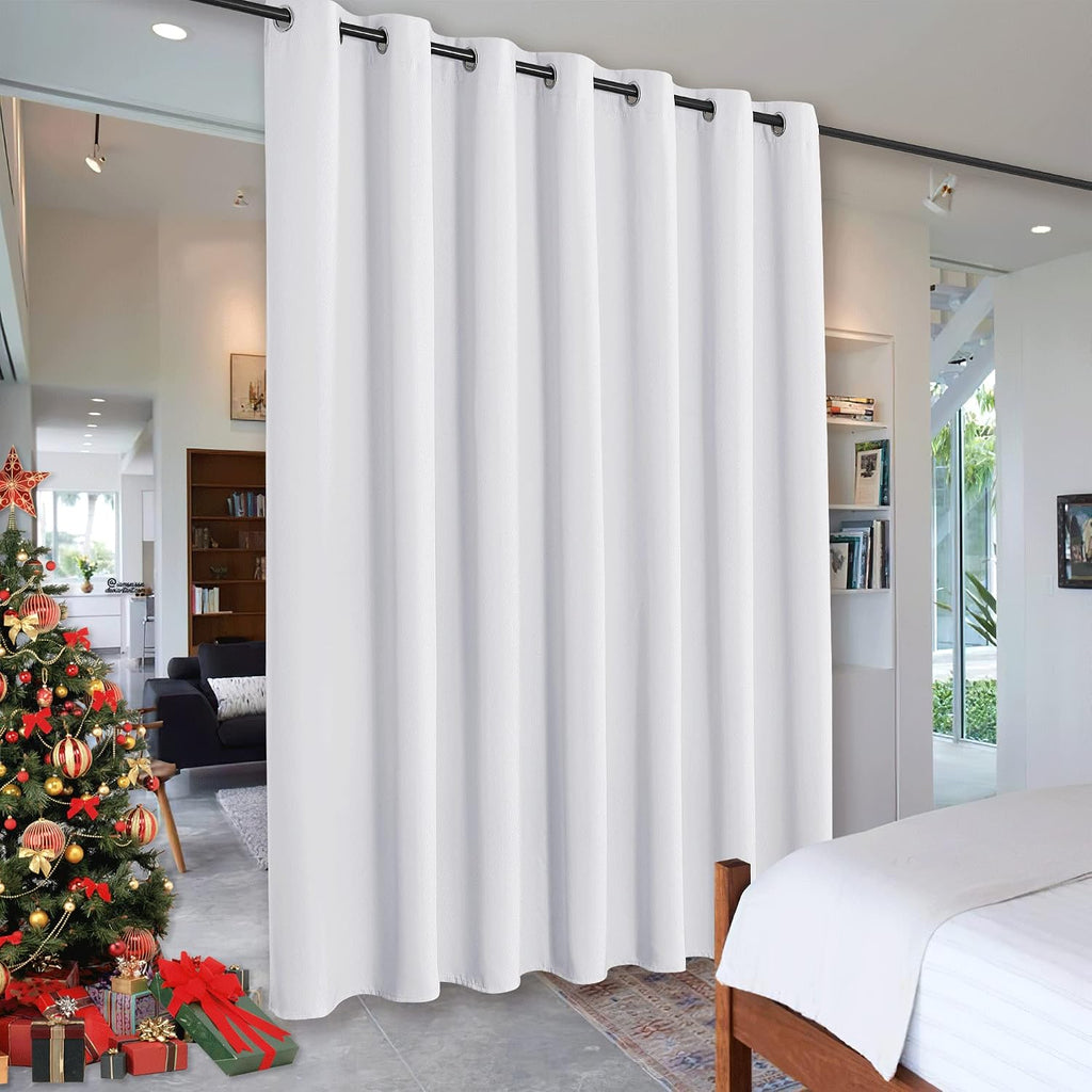 Rybhome RYB HOME Room Divider Curtain Privacy Room Darkening Energy Efficiency Partition for Bedroom Living Room Shared Office Patio Slidin…