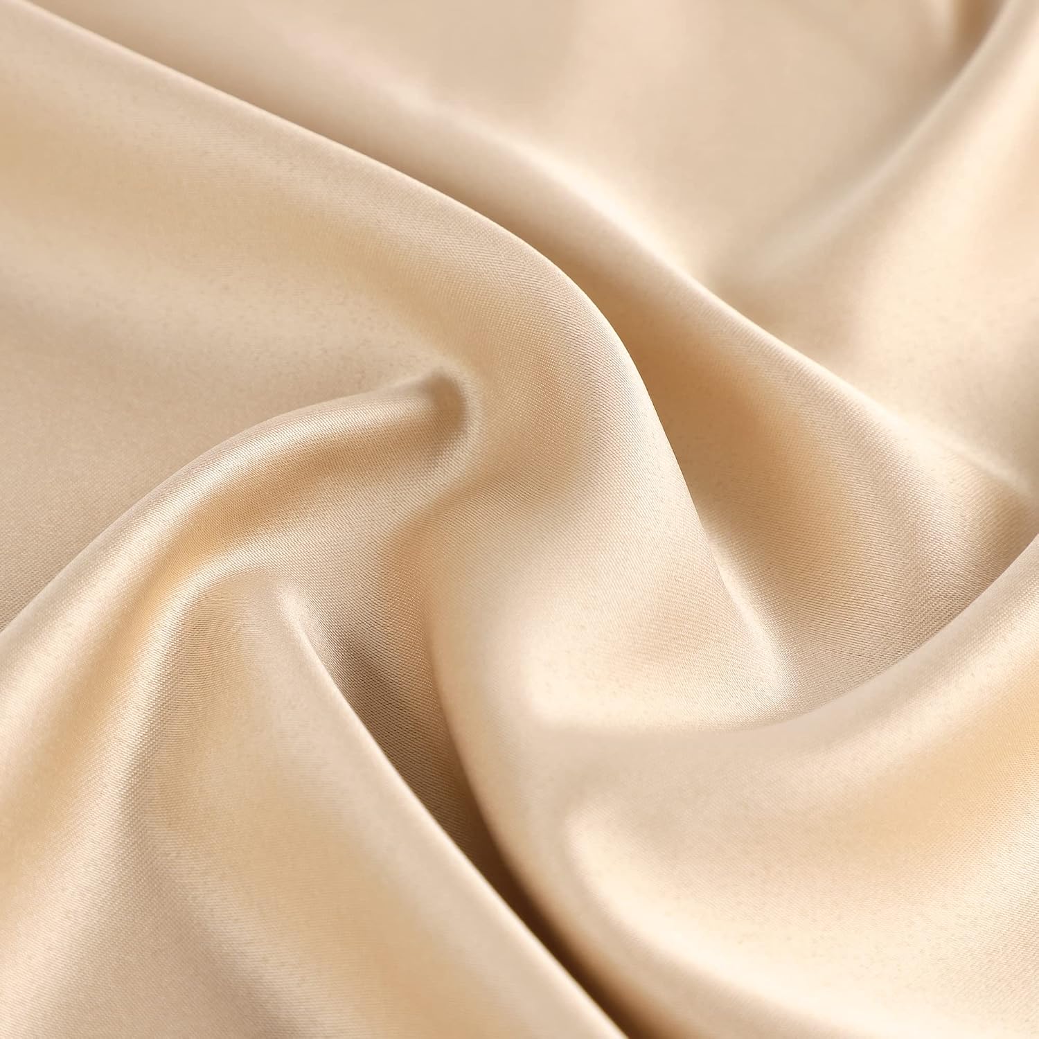 uxcell 2 Pack Silk Satin Pillowcase for Hair and Skin, Cool, Silky, Soft Breathable Pillow Cases Queen Size 20x30 Inch Sateen Pillowcase Ch…